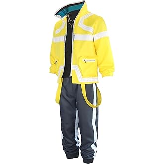 SHOWADAY Cyberpunk Jacket Streetwear Fashion Coat Edge Runner David Sweatshirt Cosplay Coat